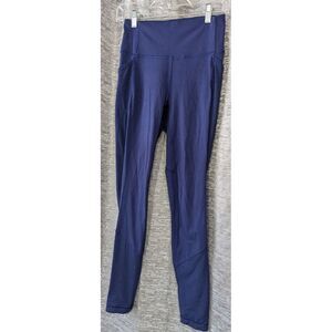lululemon Athletica Mid Rise Long leggings 6 Bluish/Purple‎ With Pockets Lined